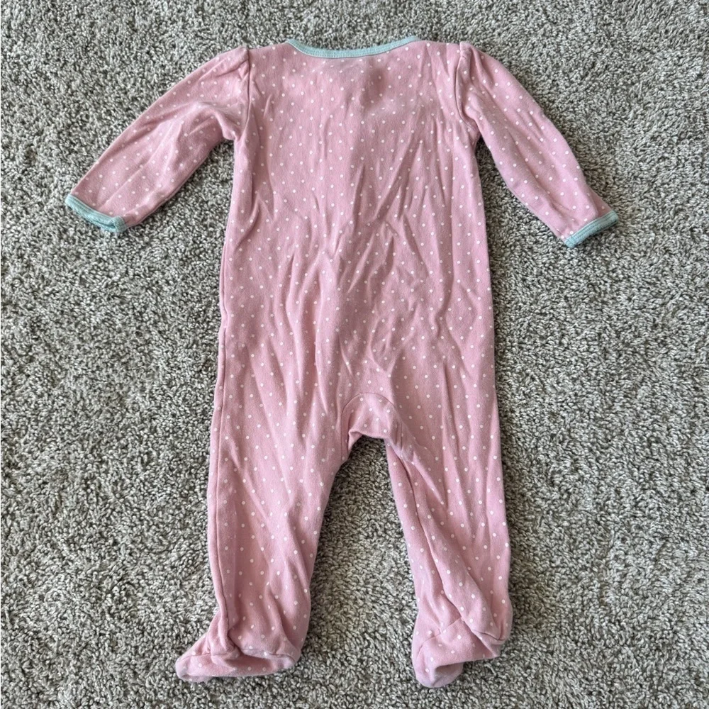 Baby Girl Carter's Elephant 2-Way Zip Sleep & Play Size 9 months